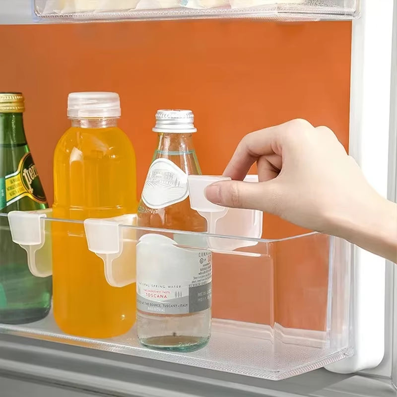 Premium Refrigerator Organizer with Customizable Dividers for Eggs, Bottles, and Various Kitchen Essentials