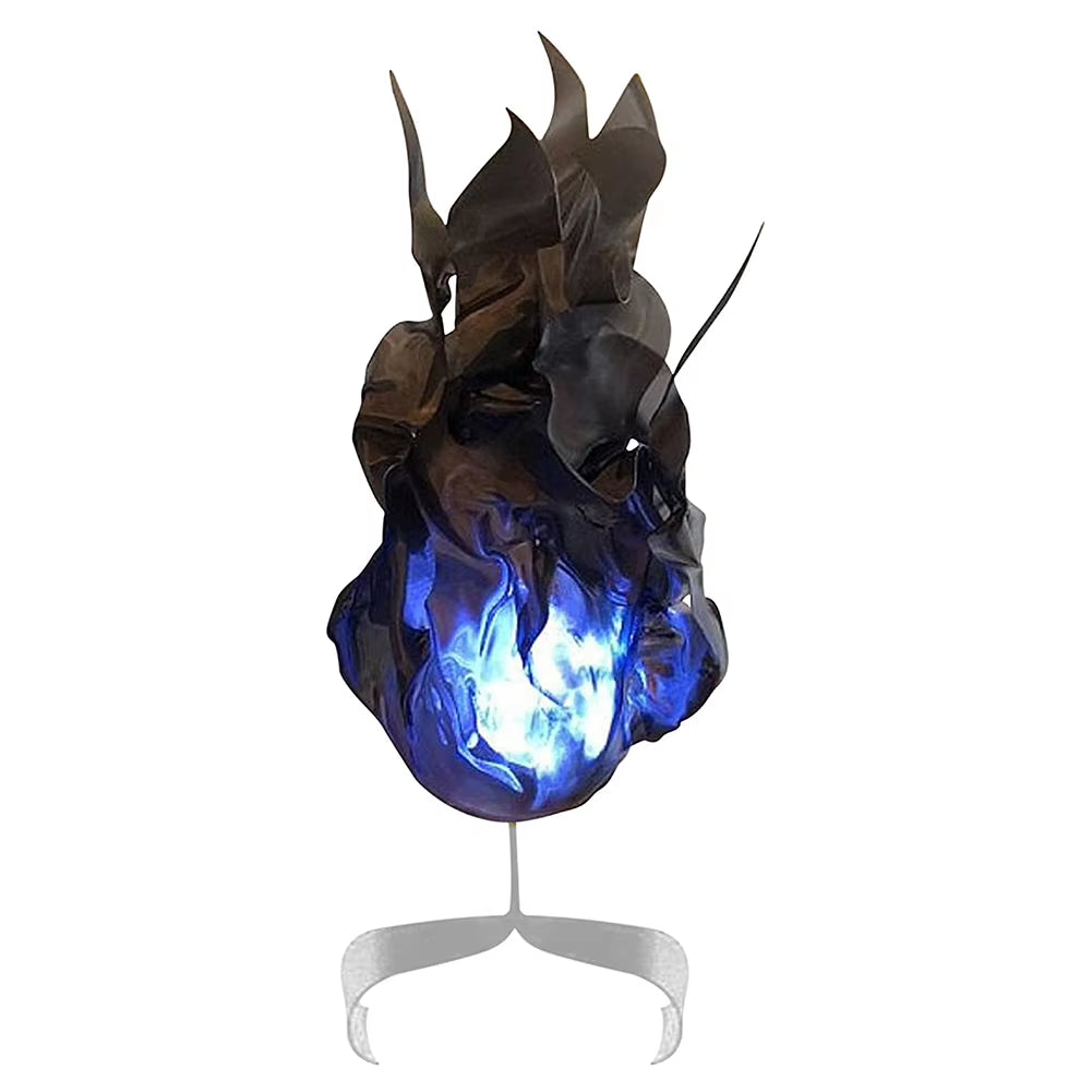 Illuminated Floating Fireball Prop for Halloween Decoration and Cosplay