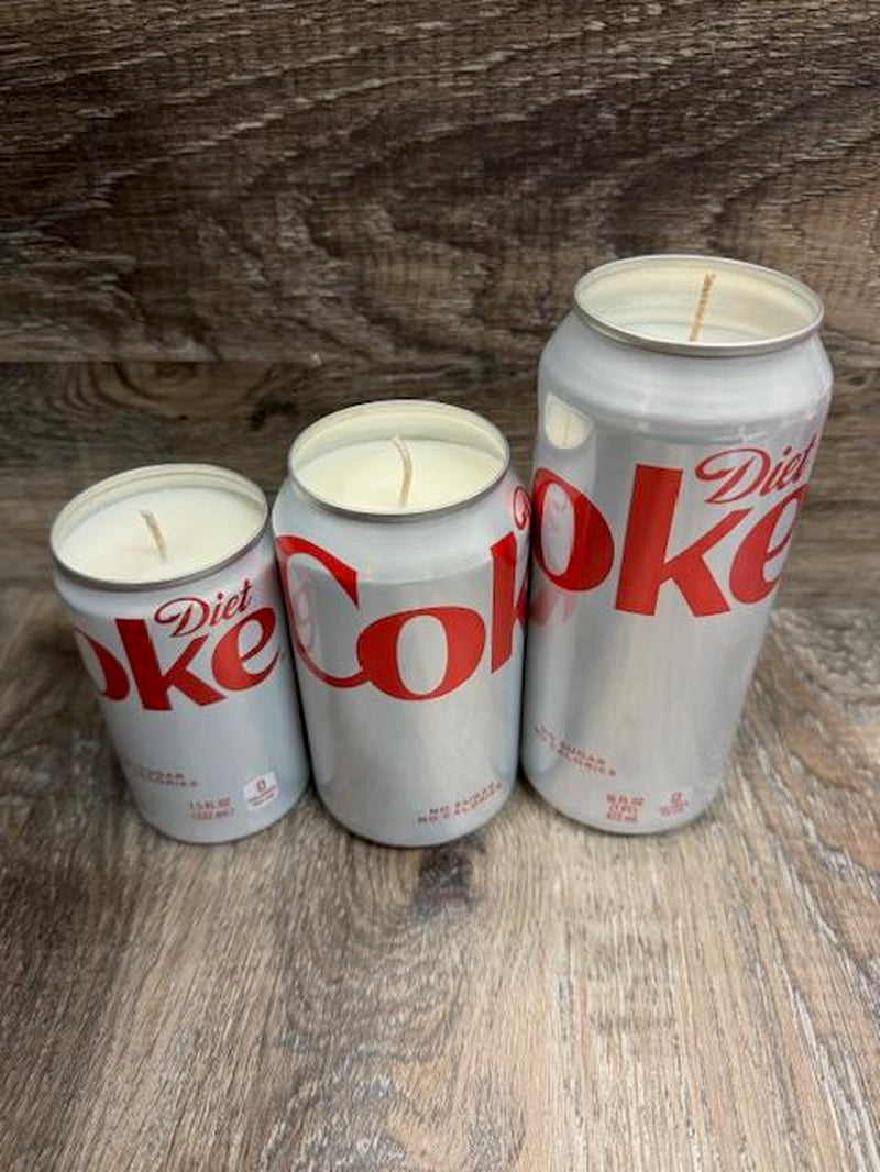 Vineyard Candle Co - Diet Coke Scented Soy Wax Candle - Available in 7.5Oz, 12Oz, and 16Oz - Elegant Gift and Home Decor Accent - Handcrafted Glass Container Freshener
