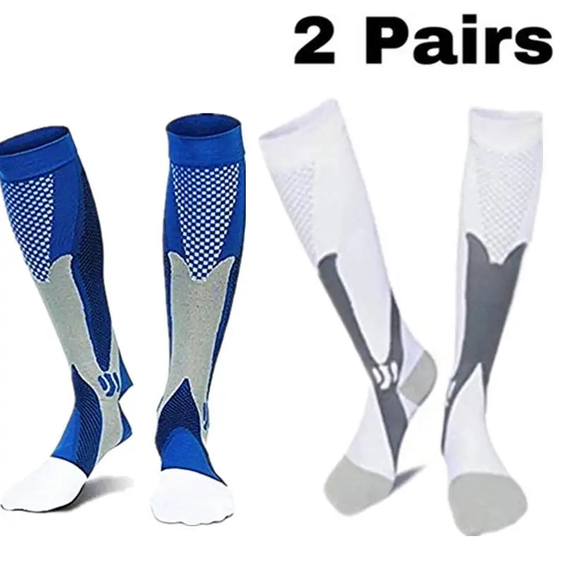 Men's Compression Socks for Athletic Performance - 30 mmHg Support for Varicose Veins, Available in Sets of 2, 3, or 4 Pairs