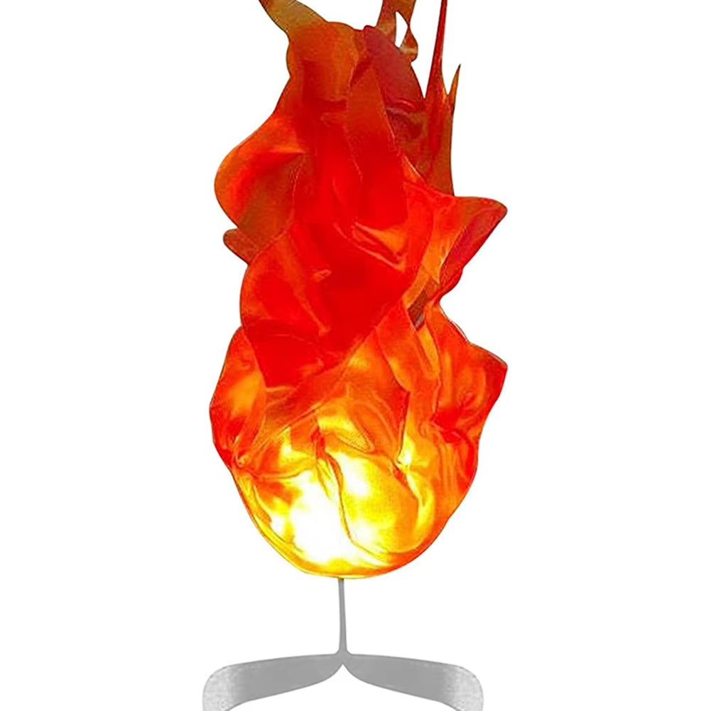 Illuminated Floating Fireball Prop for Halloween Decoration and Cosplay