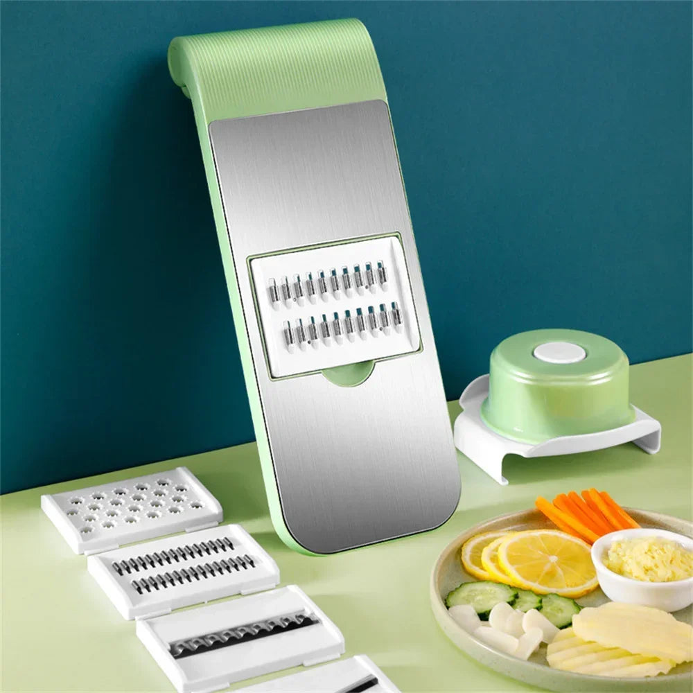 Professional Stainless Steel Vegetable Slicer and Dicer for Home Use