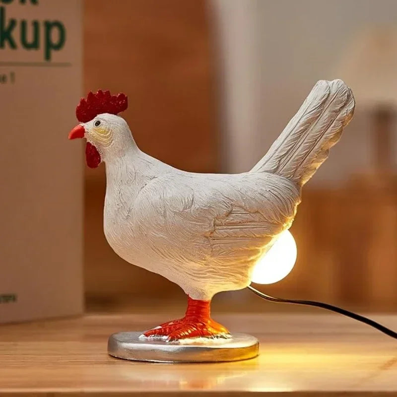 Easter-Inspired Decorative Night Light - Realistic Chicken Lamp for Home Decor and Special Occasions