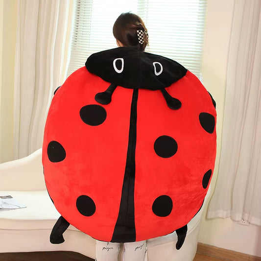 Ladybug Plush Doll - Versatile Cosplay Pillow and Cushion for Celebrations and Gifting