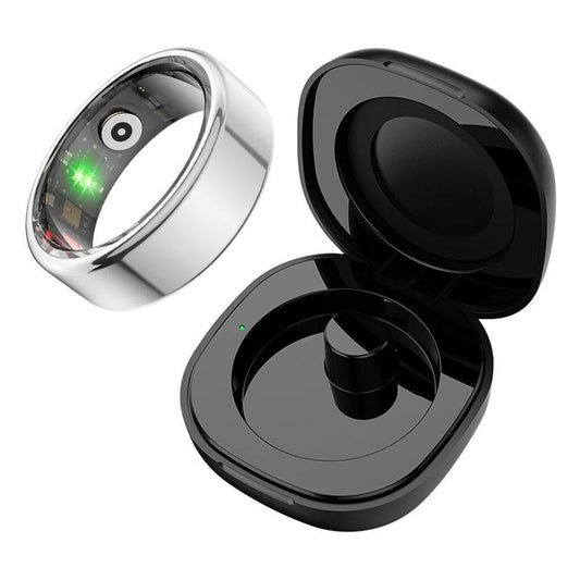 Multifunctional Waterproof Smart Ring with Charging Case - Lightweight Sports Accessory for Both Men and Women
