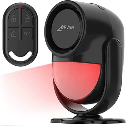 Wireless 433MHz Infrared Motion Sensor Alarm with Remote Control for Enhanced Home Security - 125dB Burglar Detection System