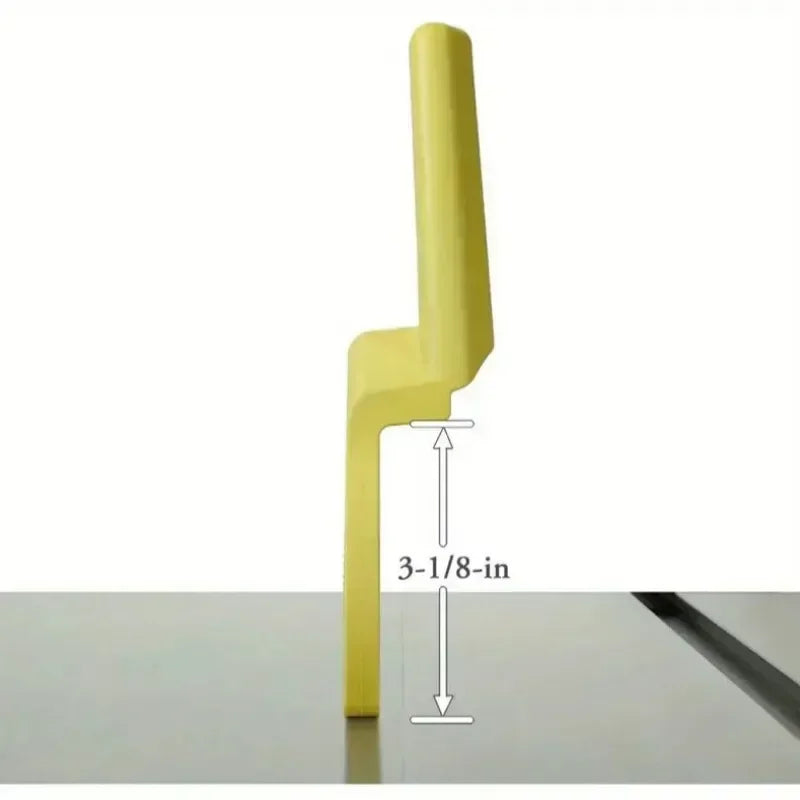 Table Saw Push Stick and Featherboard Locator Tool Set for Woodworking Applications with Circular Saws and Trim Routers