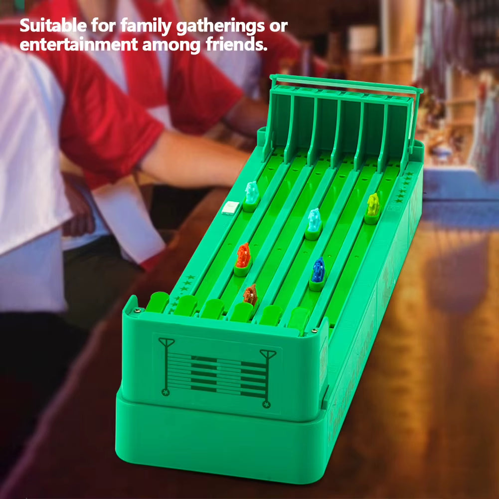 Electronic Horse Racing Board Game - Interactive Battery-Powered Desktop Experience for Family Entertainment