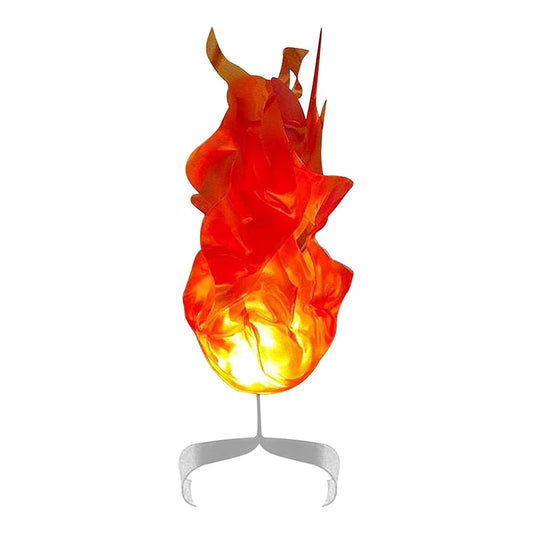 Illuminated Floating Fireball Prop for Halloween Decoration and Cosplay