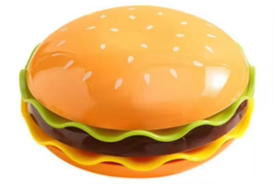 Stackable Six-Layer Hamburger Plate Set with Elegant Bone Design and Accompanying Sauce Containers for Table Decor