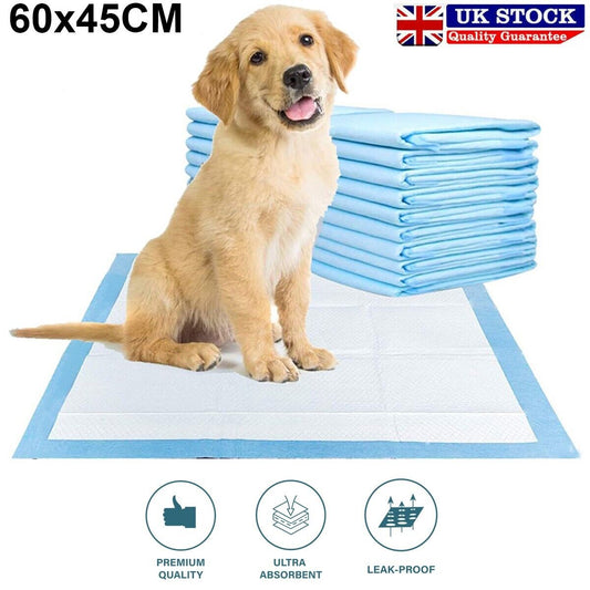 30 Extra-Large Puppy Training Pads for Effective Toilet Training of Dogs and Cats