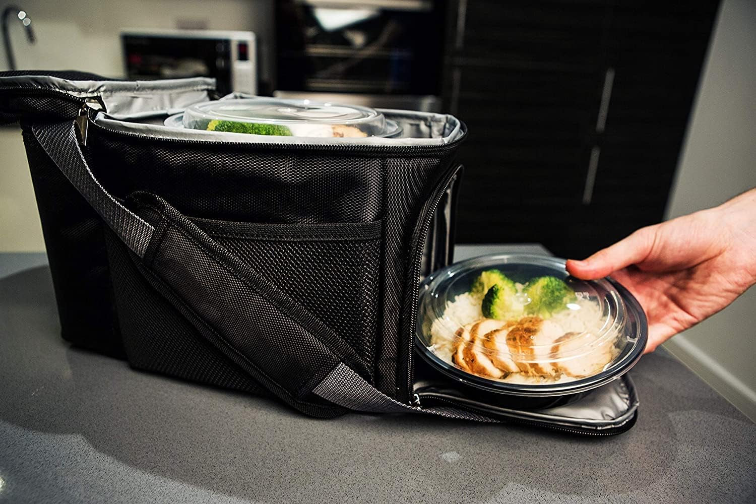 30-Pack Reusable Meal Prep Containers with Lids - Durable Plastic Food Storage for Batch Cooking - Microwavable, Freezer, and Dishwasher Safe Takeaway Lunch Boxes