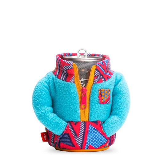 Fleece Insulated 12 Oz Can Cooler - Beverage Insulator for Beer Bottles and Soda Cans by Puffin Drinkwear