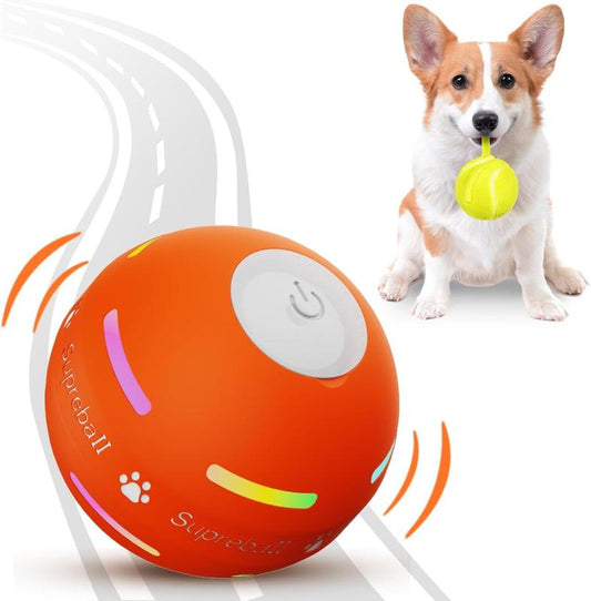 Interactive Motion-Activated Dog Ball Toy - Upgraded Durable USB Rechargeable Rolling Ball for Small, Medium, and Large Dogs