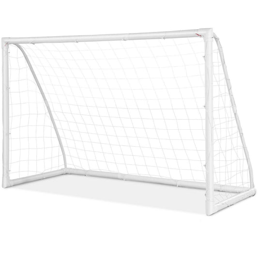Portable Soccer Goal Featuring Durable PVC Frame and High-Strength Netting
