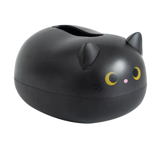 Nordic-Inspired Cat Tissue Box and Napkin Organizer for Home and Kitchen Decor