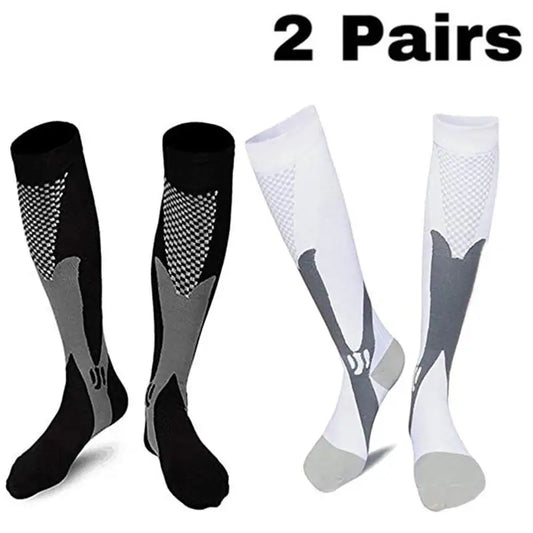 Men's Compression Socks for Athletic Performance - 30 mmHg Support for Varicose Veins, Available in Sets of 2, 3, or 4 Pairs