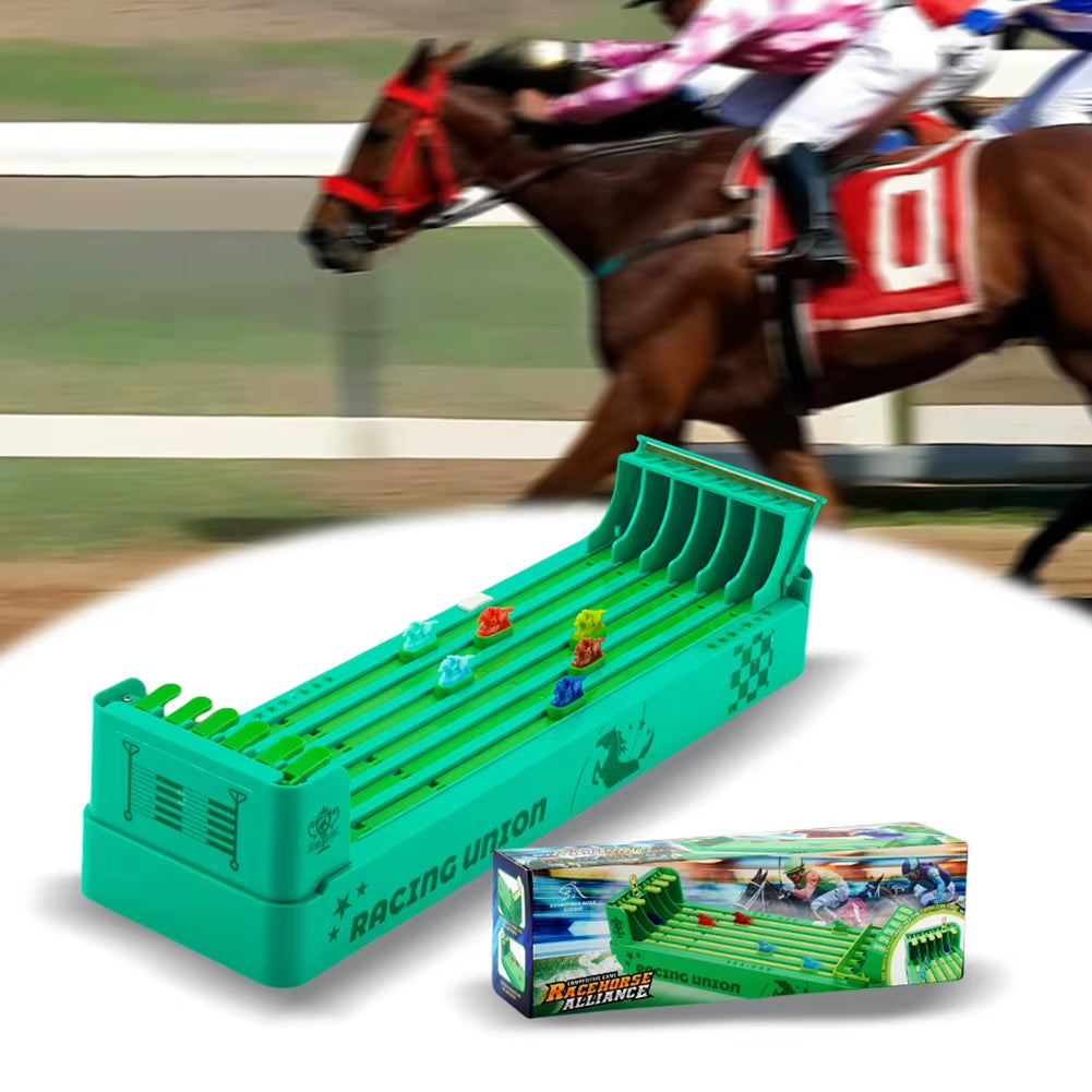 Electronic Horse Racing Board Game - Interactive Battery-Powered Desktop Experience for Family Entertainment