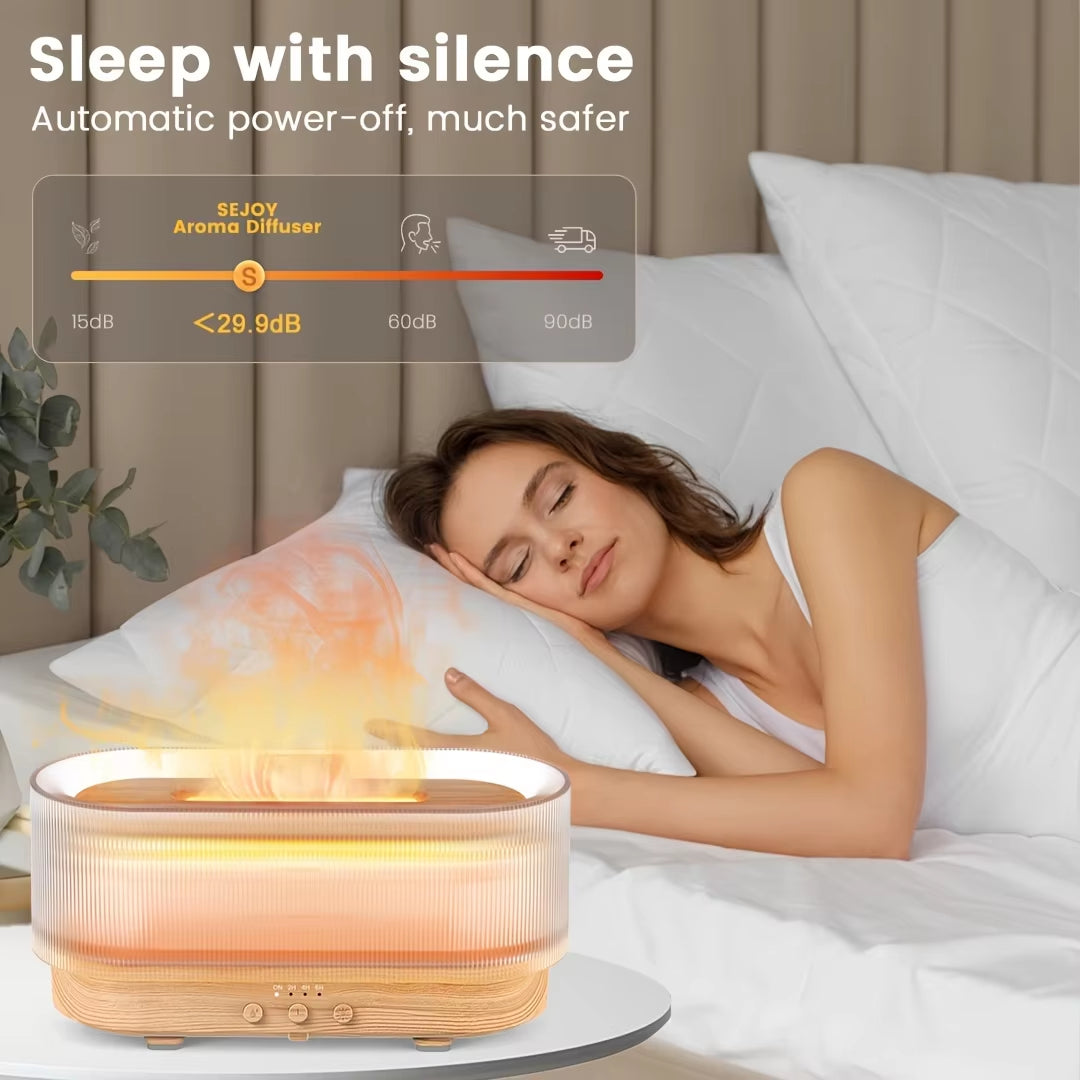 Ultrasonic Essential Oil Aromatherapy Humidifier and Aroma Diffuser